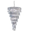Searchlight® I Полилей Sigma - хромиран метал и акрил I 9 x E14 - 7999-9CC