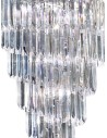 Searchlight® I Полилей Sigma - хромиран метал и акрил I 9 x E14 - 7999-9CC - 3