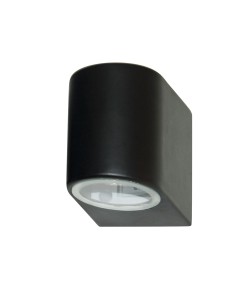 Searchlight® I Външен аплик Eiffel - черен метал, прозрачно и матирано стъкло I 1 x GU10 - 8008-1BK-LED - Цена | LEDs4economy