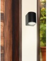 Searchlight® I Външен аплик Eiffel - черен метал, прозрачно и матирано стъкло I 1 x GU10 - 8008-1BK-LED - 5