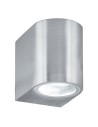Searchlight® I Външен аплик Eiffel - сатенено сребриста, прозрачна и матирана I 1 x GU10 - 8008-1SS-LED