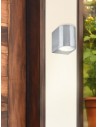 Searchlight® I Външен аплик Eiffel - сатенено сребриста, прозрачна и матирана I 1 x GU10 - 8008-1SS-LED - 5