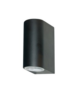 Searchlight® I Външен аплик Eiffel - черен метал, прозрачно и матирано стъкло I 2 x GU10 - 8008-2BK-LED - Цена | LEDs4economy 2