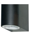 Searchlight® I Външен аплик Eiffel - черен метал, прозрачно и матирано стъкло I 2 x GU10 - 8008-2BK-LED - 3