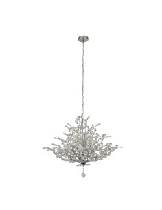 Searchlight® I Пендел Bouquet - Хромиран метал и кристал I 11 x E14 - 8011-11CC - Цена | LEDs4economy 2