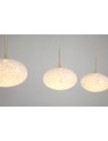 Searchlight® I Пендел Confetti - злато и стъкло с конфети I 3 x LED - 80823-3GO - 3