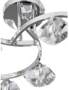 Searchlight® I Плафон Sculptured Ice II - хром и стъкло I 6 x G9 - 8086-6CC - 3