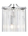 Searchlight® I Пендел Victoria - хромиран метал и прозрачен кристал I 2 x E14 - 8092-2CC - 3