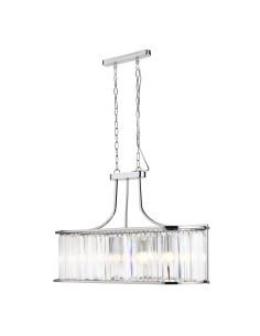 Searchlight® I Пендел Victoria - хромиран метал и прозрачен кристал I 5 x E27 - 8095-5CC - Цена | LEDs4economy