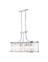 Searchlight® I Пендел Victoria - хромиран метал и прозрачен кристал I 5 x E27 - 8095-5CC