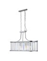 Searchlight® I Пендел Victoria - хромиран метал и прозрачен кристал I 5 x E27 - 8095-5CC - 2