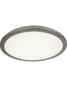 Searchlight® I LED плафон Scilly - Хром метал и кристален пясък I 1 x LED - 8100-30CC - Цена | LEDs4economy