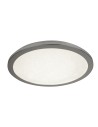 Searchlight® I LED плафон Scilly - хром и кристален пясък, IP44 I 1 x LED - 8100-40CC