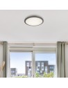 Searchlight® I LED плафон Scilly - хром и кристален пясък, IP44 I 1 x LED - 8100-40CC - 5