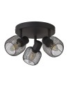Searchlight® I Спот Meshy - черен метал I 3 x E14 - 81201-3BK - 2