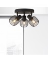 Searchlight® I Спот Meshy - черен метал I 3 x E14 - 81201-3BK - 5