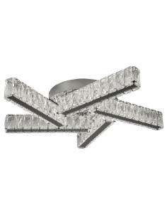 Searchlight® I LED плафон Clover - хром и прозрачно стъкло I x LED - 8125-5CC - Цена | LEDs4economy 2