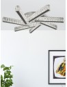 Searchlight® I LED плафон Clover - хром и прозрачно стъкло I 1 x LED - 8127-7CC - 5