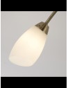 Searchlight® I Плафон Opera - Античен месинг и опалово стъкло I 3 x G9 - 8183-3AB - 3