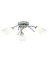 Searchlight® I Плафон Opera - Хромиран метал и Опалово стъкло I 3 x G9 - 8183-3CC