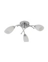 Searchlight® I Плафон Opera - Хромиран метал и Опалово стъкло I 3 x G9 - 8183-3CC - 2