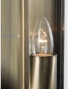 Searchlight® I Външен аплик Box - античен месинг, метал и стъкло I 1 x E27 - 8204AB - 3