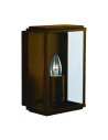 Searchlight® I Външен аплик Box - рустик кафява и стъклена I 1 x E27 - 8204RUS