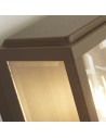 Searchlight® I Външен аплик Box - рустик кафява и стъклена I 1 x E27 - 8204RUS - 3