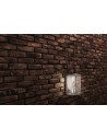 Searchlight® I Външен аплик Box - сатенено сребриста, метал и стъкло I 1 x E27 - 8204SS - 5
