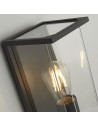 Searchlight® I Външен аплик Picadilly - сив метал и поликарбонат I 1 x E27 - 8208GY - 3