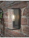 Searchlight® I Външен аплик Picadilly - сив метал и поликарбонат I 1 x E27 - 8208GY - 5