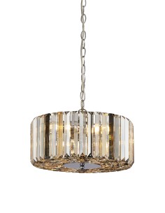 Searchlight® I Chapeau Пендел - хром и смесено стъкло I 3 x E27 - 82101-3CC - Цена | LEDs4economy