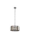 Searchlight® I Chapeau Пендел - хром и смесено стъкло I 3 x E27 - 82101-3CC - 2