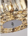 Searchlight® I Chapeau Пендел - хром и смесено стъкло I 3 x E27 - 82101-3CC - 3
