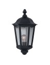 Searchlight® I Фенер Alex - черен метал и стъкло I 1 x E27 - 82505BK