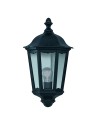 Searchlight® I Фенер Alex - черен метал и стъкло I 1 x E27 - 82505BK - 2