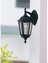 Searchlight® I Фенер Alex - черен метал и стъкло I 1 x E27 - 82531BK - 5