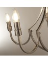 Searchlight® I Пендел Lodge - сатенено сребрист метал I 5 x E14 - 82915-5SS - 3