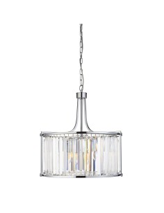 Searchlight® I Пендел Victoria - хромиран метал и прозрачен кристал I 5 x E27 - 8295-5CC - Цена | LEDs4economy 2