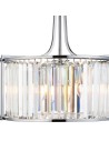 Searchlight® I Пендел Victoria - хромиран метал и прозрачен кристал I 5 x E27 - 8295-5CC - 3