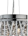 Searchlight® I Полилей Elise - хромиран метал и кристал I 3 x G9 - 8333-3CC - 3