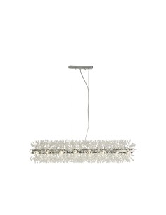 Searchlight® I Пендел Sunburst - Хромиран метал и стъклени мъниста I 16 x G9 - 83420-16CC - Цена | LEDs4economy