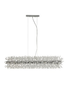 Searchlight® I Пендел Sunburst - Хромиран метал и стъклени мъниста I 16 x G9 - 83420-16CC - Цена | LEDs4economy 2