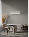 Searchlight® I Пендел Sunburst - Хромиран метал и стъклени мъниста I 16 x G9 - 83420-16CC - 5
