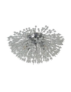 Searchlight® I Плафон Sunburst - Хромиран метал и стъклени мъниста I 4 x G9 - 83420-4CC - Цена | LEDs4economy 2