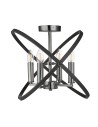Searchlight® I Hoopla Плафон - калаен метал I 4 x E14 - 8344-4PW - 2