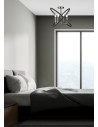 Searchlight® I Hoopla Плафон - калаен метал I 4 x E14 - 8344-4PW - 5