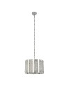 Searchlight® I Пендел Alexandra - сатенено сребро и стъкло Aquatex I 5 x E14 - 8405-5SS - 2