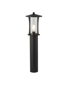 Searchlight® I Градински стълб Pagoda - черен метал и прозрачно стъкло I 1 x E27 - 8478-730 - Цена | LEDs4economy