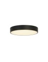 Searchlight® I Palma LED плафон, черен поликарбонат с бял дифузер I 1 x LED - 85431BK